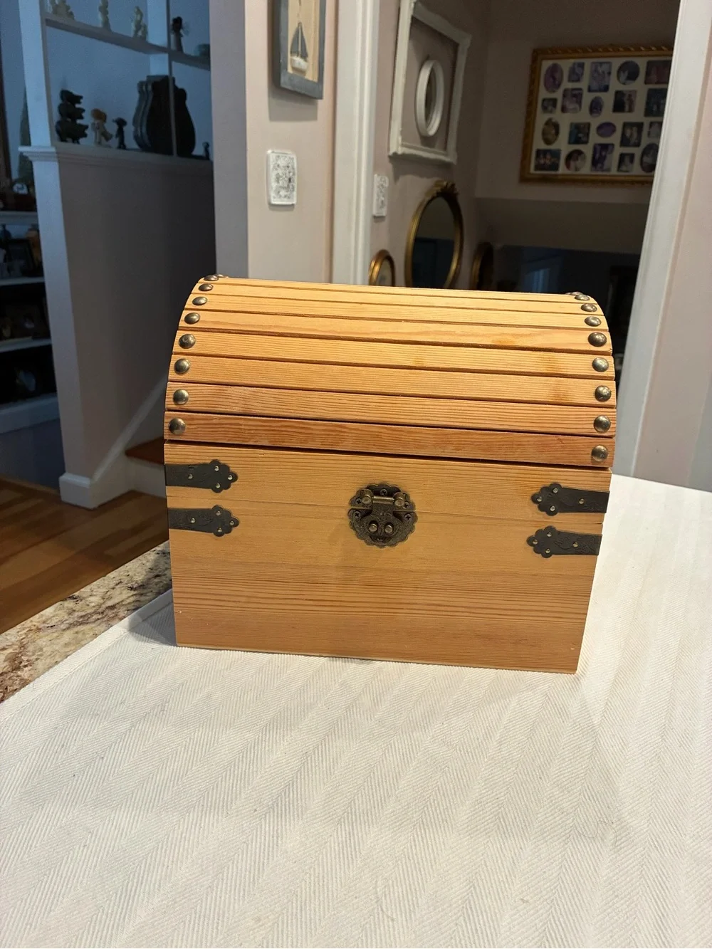 Wooden Decorative Storage Chest